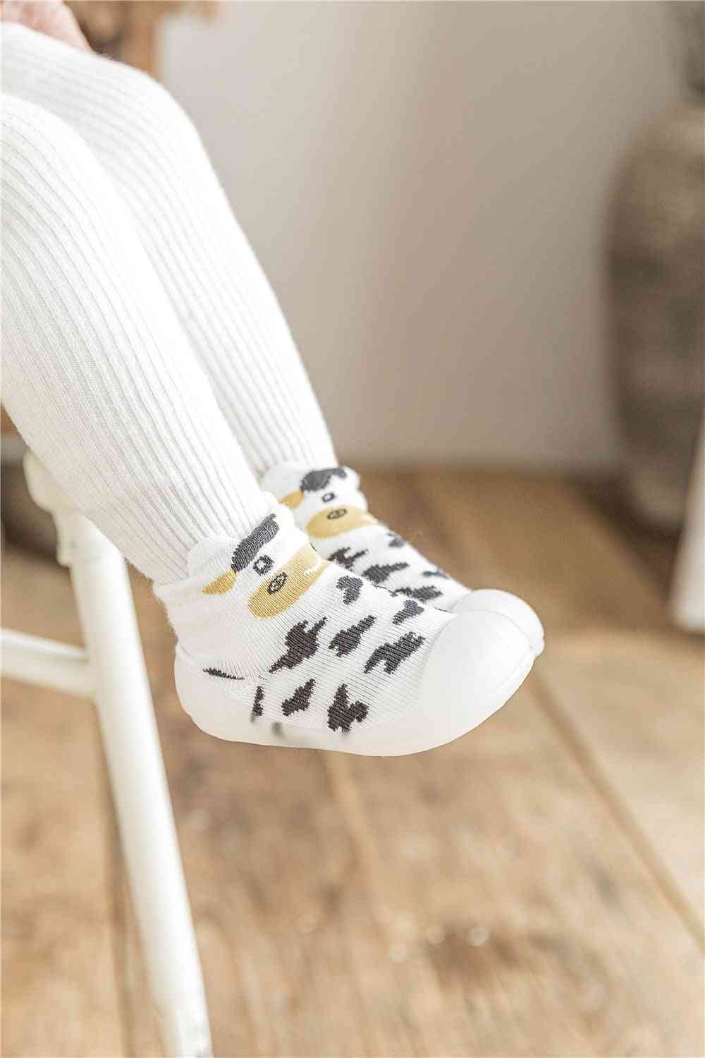 Spring Baby Sock Shoes - Cow