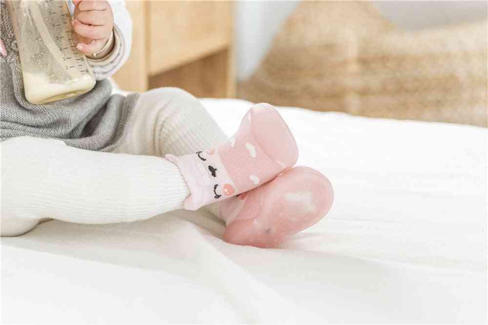 Spring Baby Sock Shoes - Cat