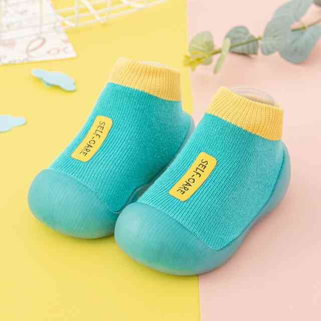 Premium Baby Sock Shoes - Baby Blue