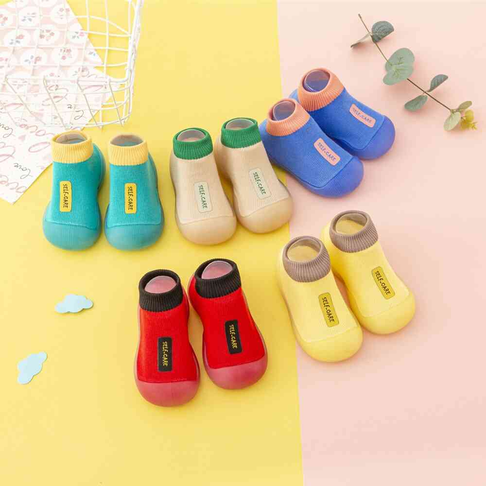Premium Baby Sock Shoes - Yellow