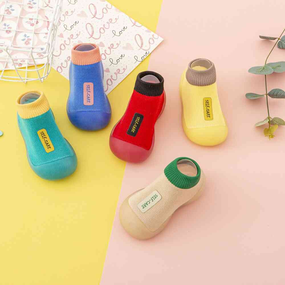 Premium Baby Sock Shoes - Yellow
