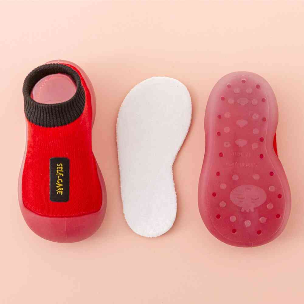 Premium Baby Sock Shoes - Red