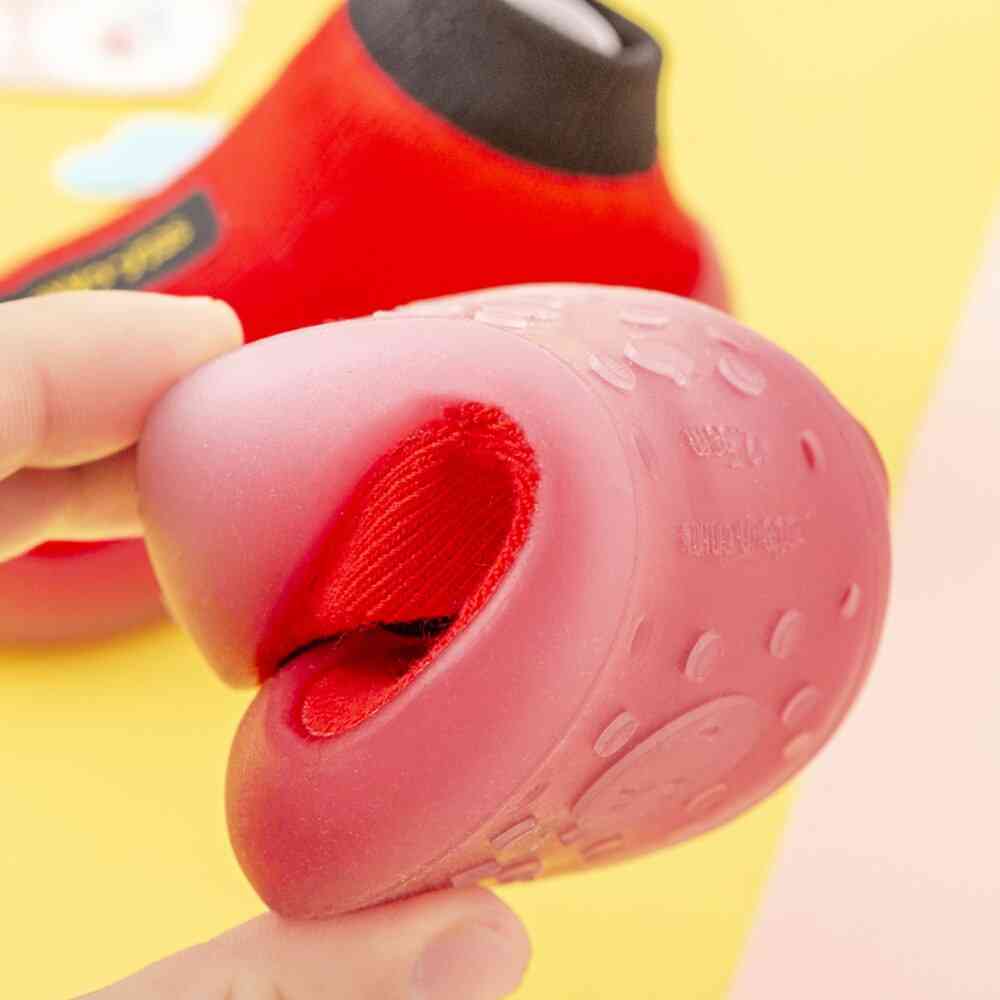 Premium Baby Sock Shoes - Red