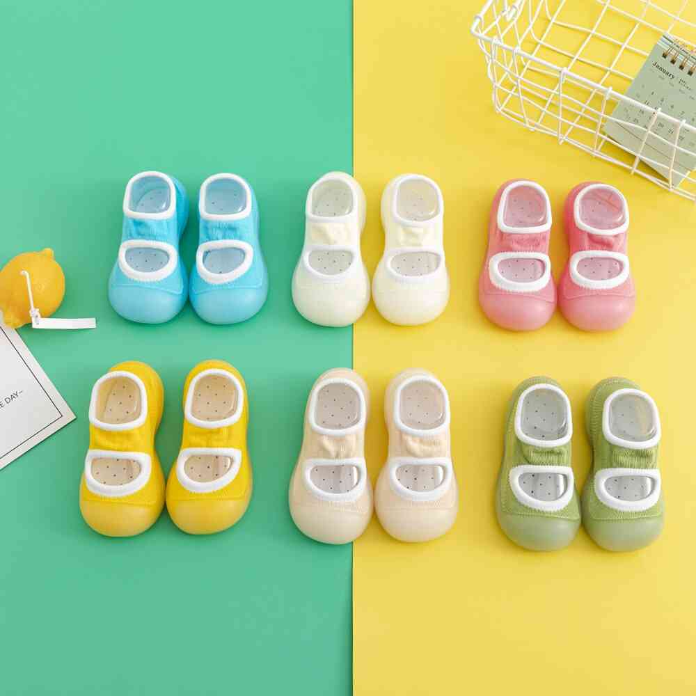 Spring Baby Sock Shoes - Yellow