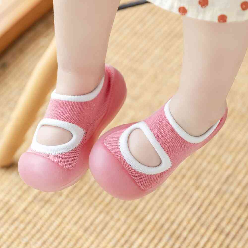 Spring Baby Sock Shoes - Pink