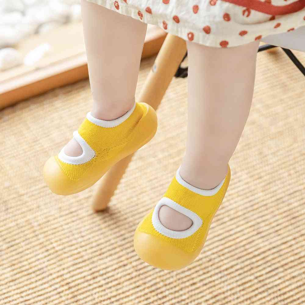 Spring Baby Sock Shoes - Yellow