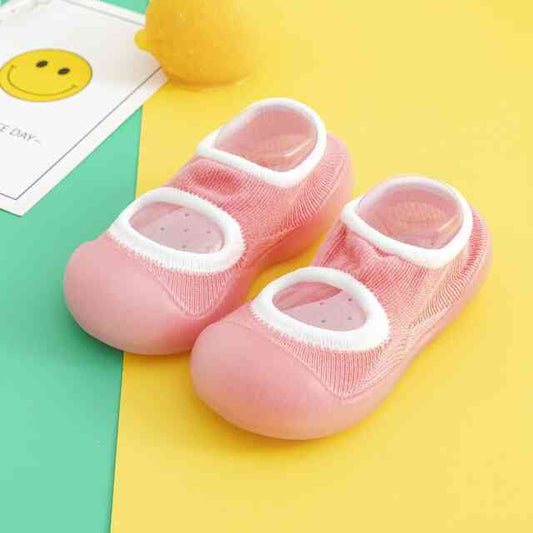 Spring Baby Sock Shoes - Pink