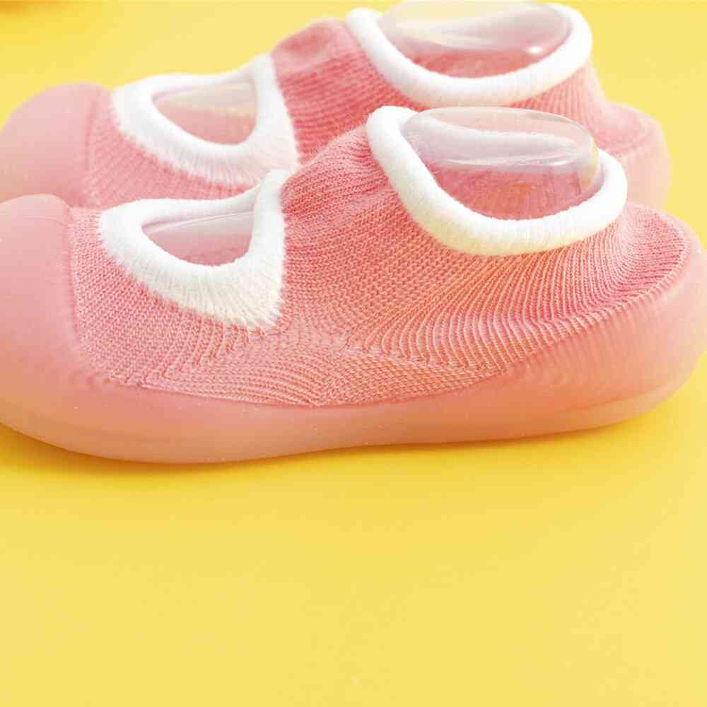 Spring Baby Sock Shoes - Pink
