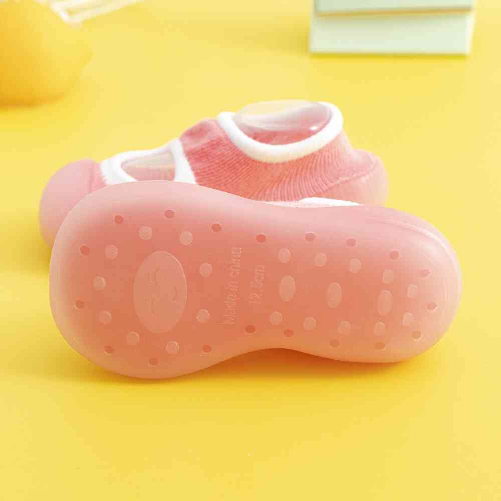 Spring Baby Sock Shoes - Pink