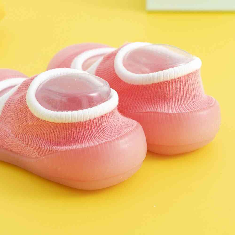 Spring Baby Sock Shoes - Pink
