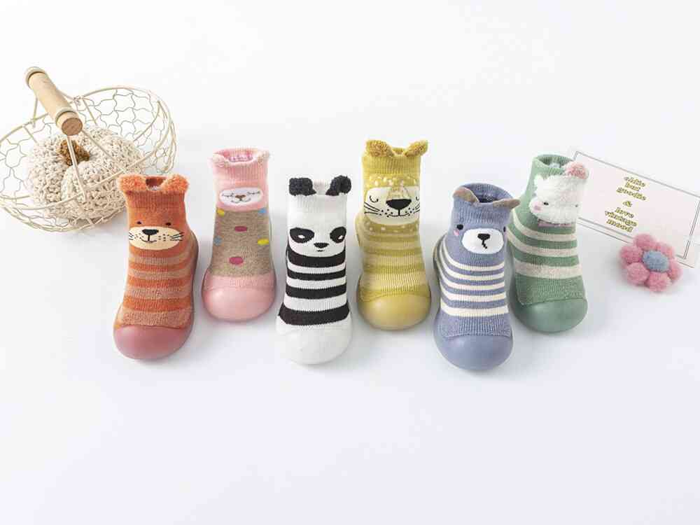 Winter Baby Sock Shoes - Panda Bear