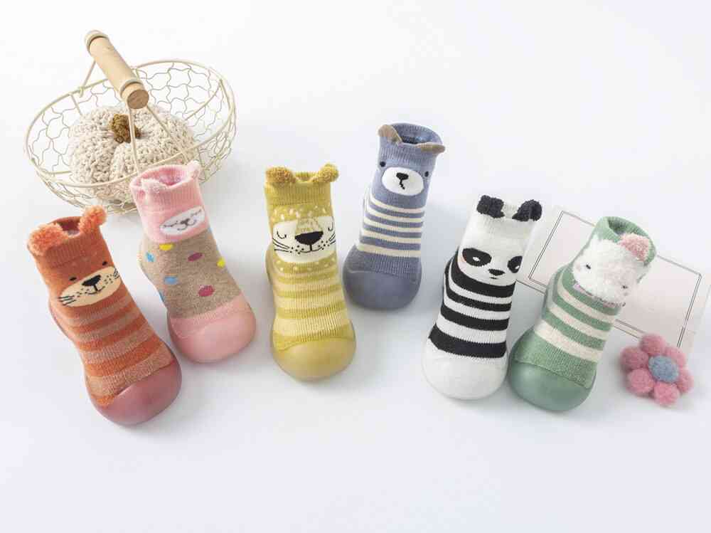Winter Baby Sock Shoes - Panda Bear