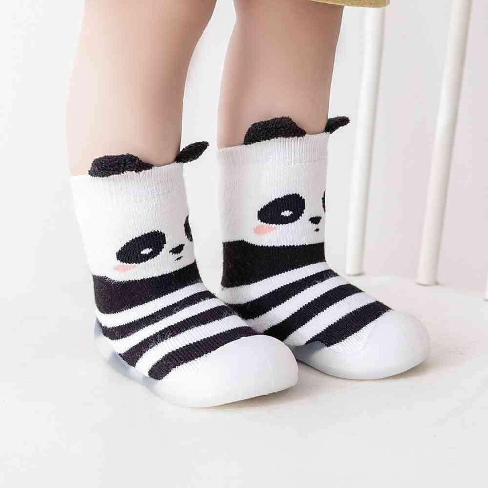 Winter Baby Sock Shoes - Panda Bear