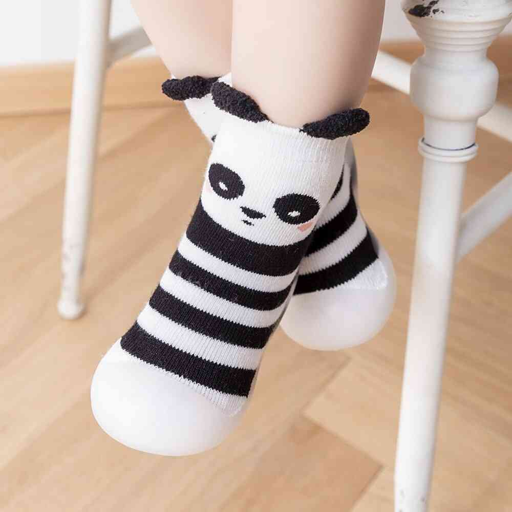Winter Baby Sock Shoes - Panda Bear