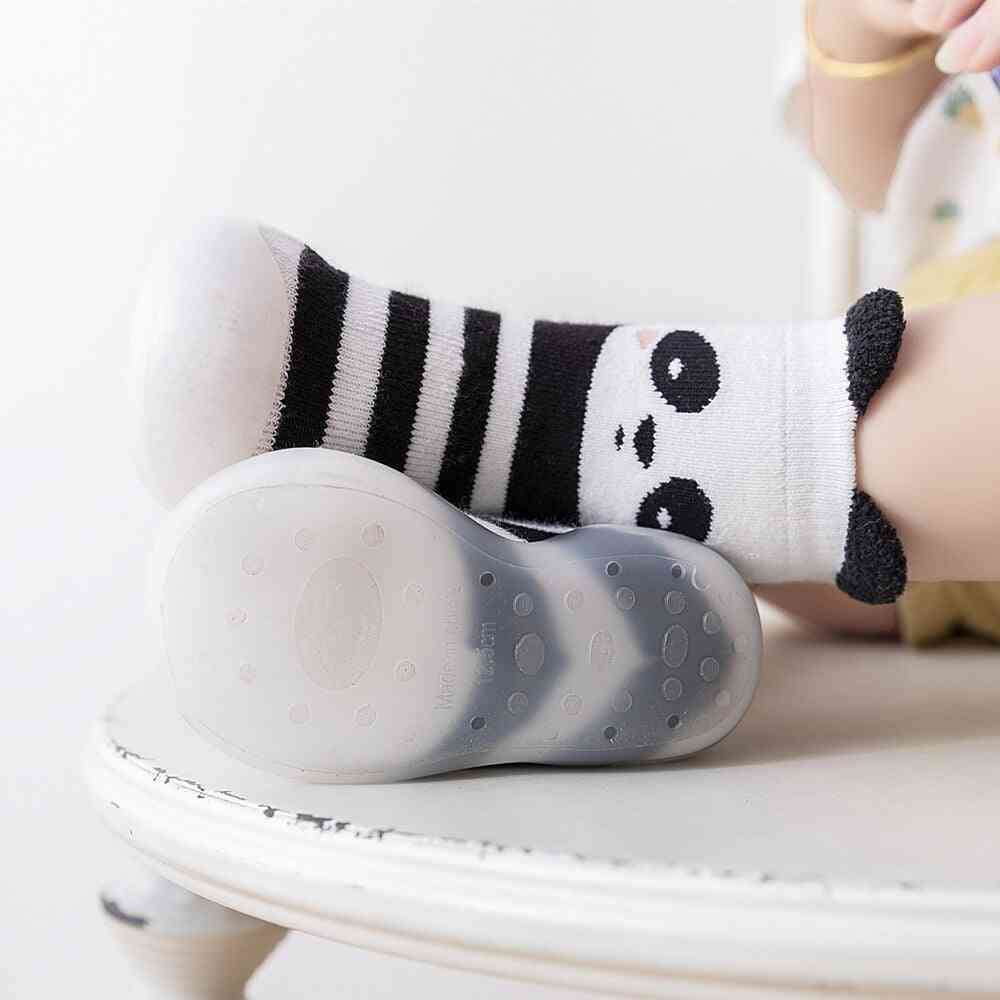 Winter Baby Sock Shoes - Panda Bear
