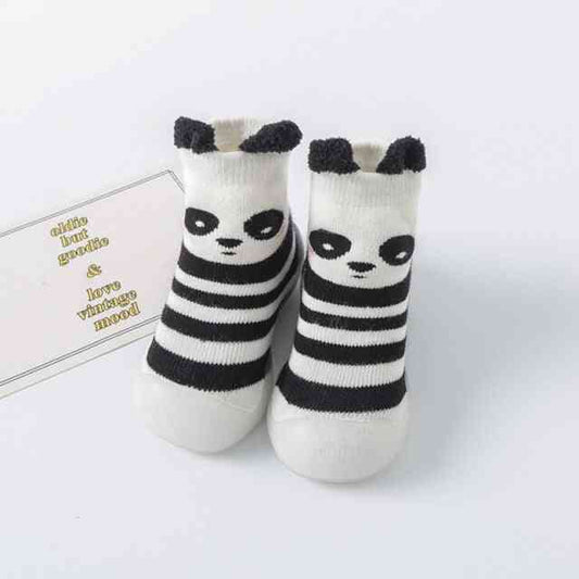 Winter Baby Sock Shoes - Panda Bear