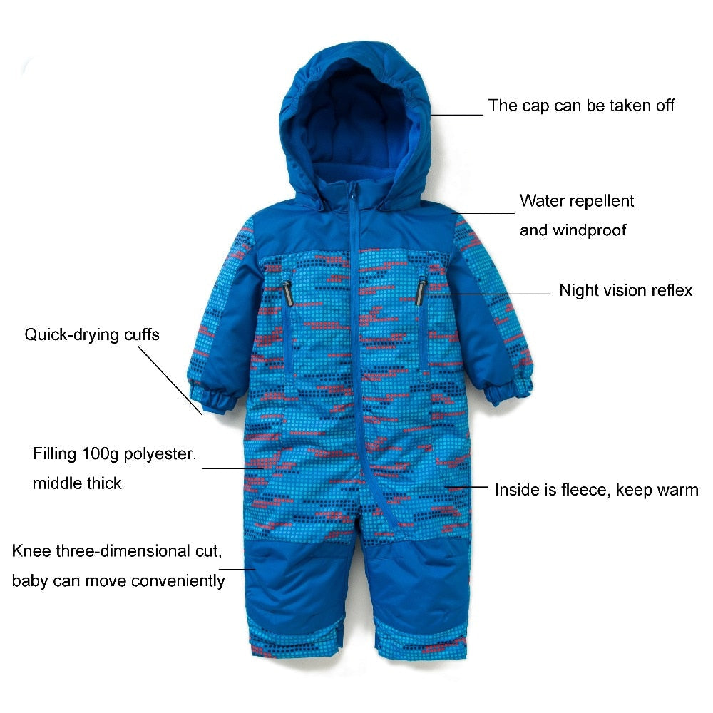 Grookz Baby Romper - Blue