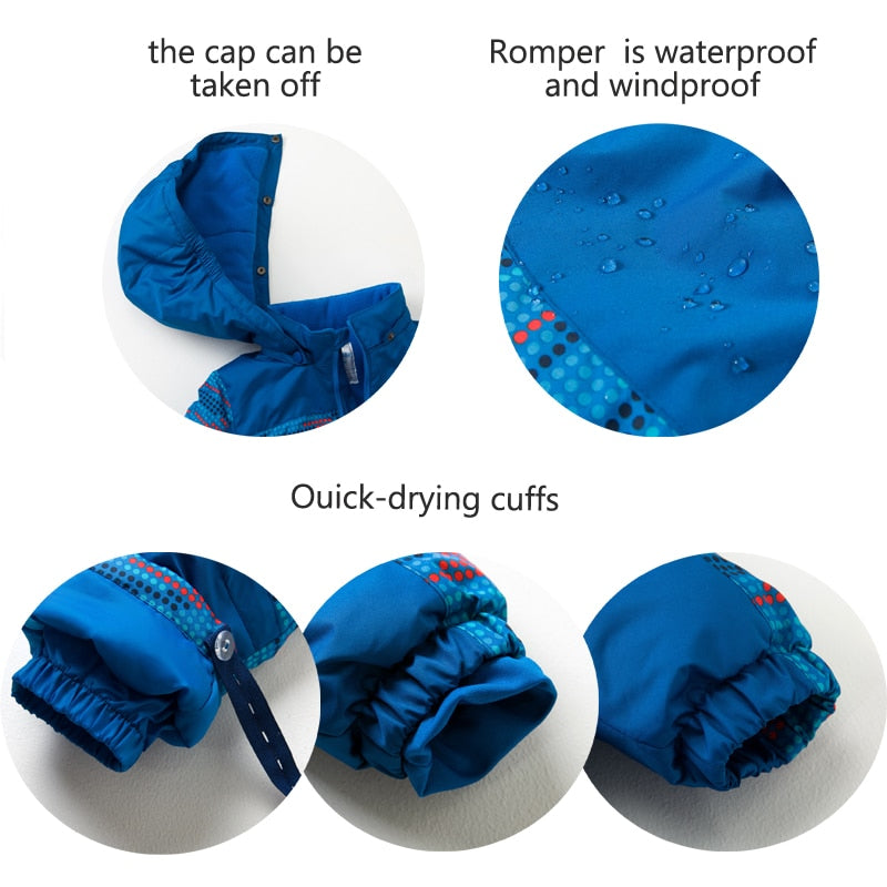 Grookz Baby Romper - Blue