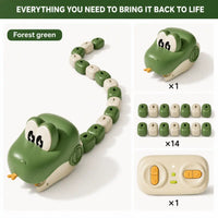 1 x Forest Green Snake + 14 Modular Blocks