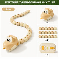 1 x Beige Snake + 21 Modular Blocks