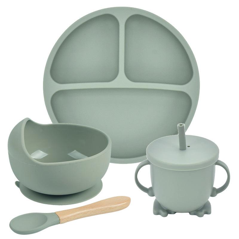Silicone Suction Cup Dinner Plate Set