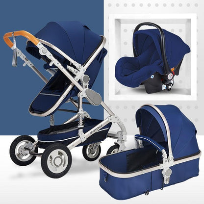 Portable Folding Shock Absorbing Stroller