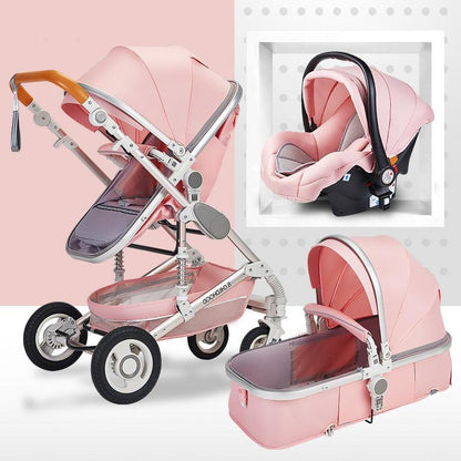 Portable Folding Shock Absorbing Stroller