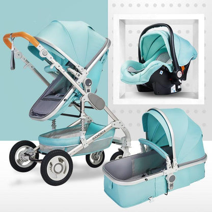 Portable Folding Shock Absorbing Stroller