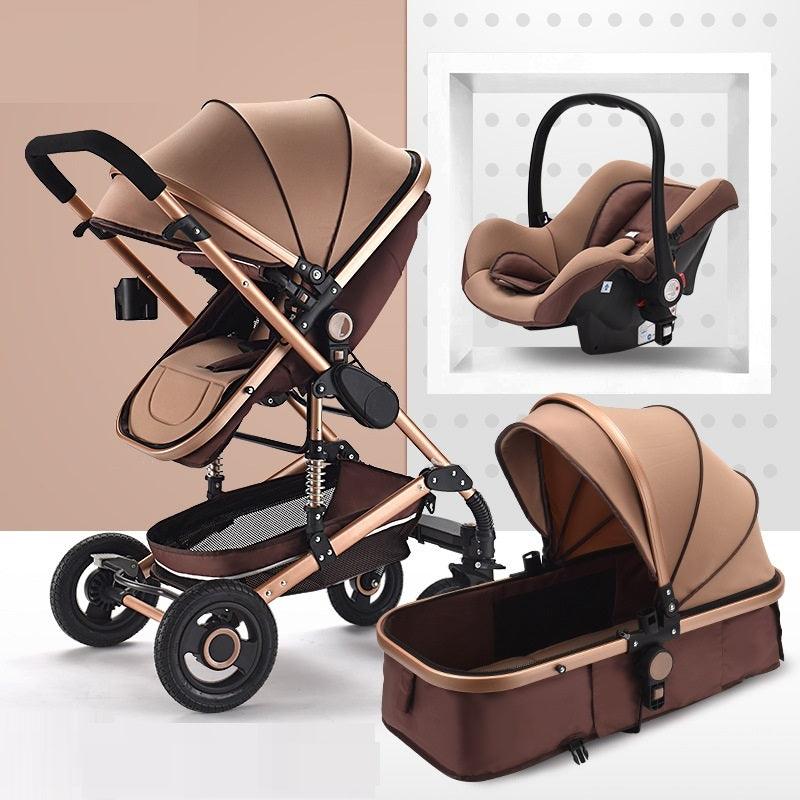 Portable Folding Shock Absorbing Stroller