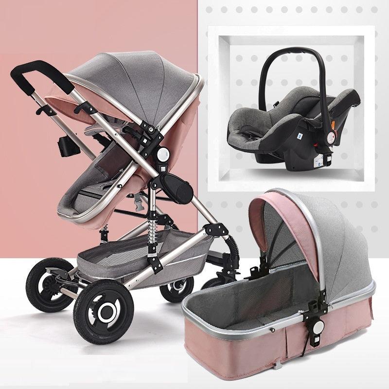 Portable Folding Shock Absorbing Stroller
