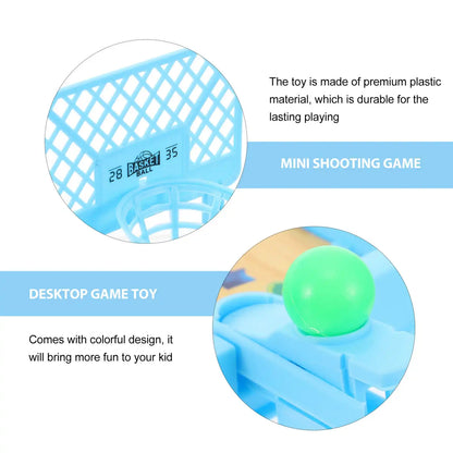 Mini Desktop Basketball Game Stand Double Finger Slingshot Shooting Machine Children's Parent-Child Interactive Educational Toys - MEACAOFG