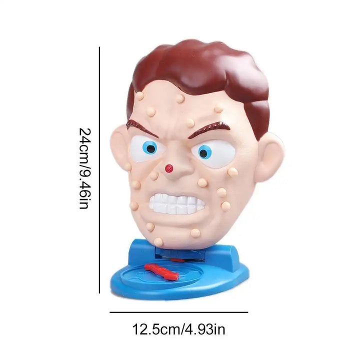 Novelty toys simulation face squeeze pimple toys popping pimples parent-child board games funny family party games - MEACAOFG