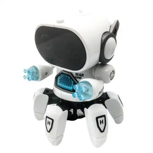 Kids Dance Robots Music Toys LED 6 Claws Robot Birthday Gift Toys For Children Early Education Baby Toy Boys Girls - MEACAOFG