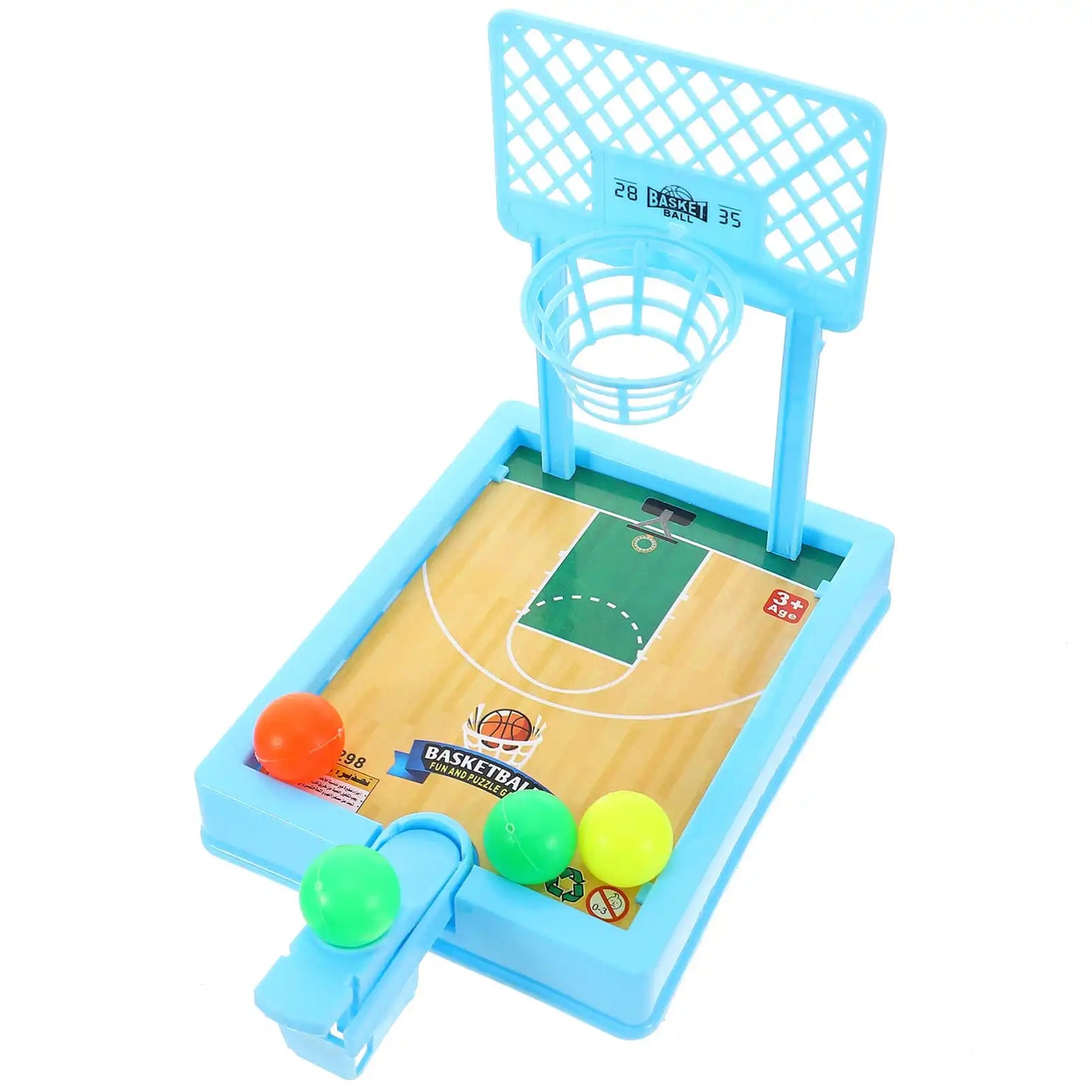 Mini Desktop Basketball Game Stand Double Finger Slingshot Shooting Machine Children's Parent-Child Interactive Educational Toys - MEACAOFG