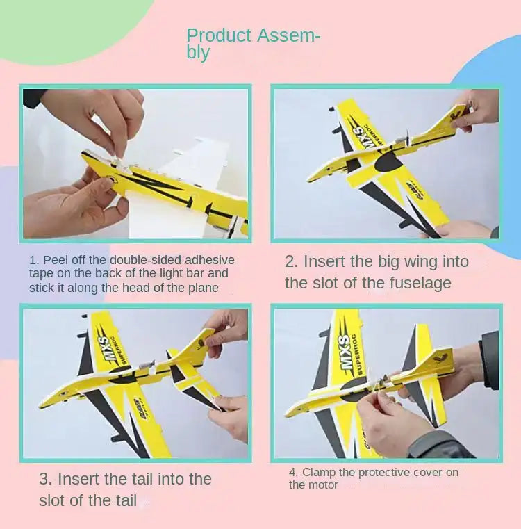 Spring trip toys picnic play not tired of 11 years old campus entrance small 12 park rechargeable aircraft boys children outdoor - MEACAOFG