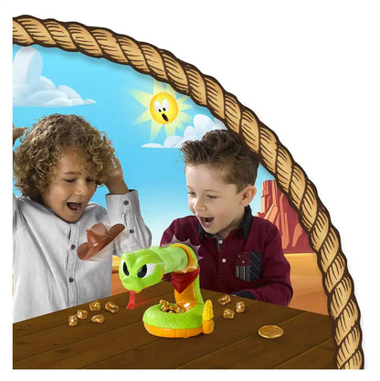 Electric rattlesnake toys snake tail scary children's desktop parents and children interact with the whole person spoof creative games trickery - MEACAOFG