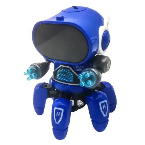 Kids Dance Robots Music Toys LED 6 Claws Robot Birthday Gift Toys For Children Early Education Baby Toy Boys Girls - MEACAOFG