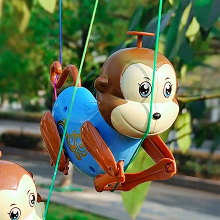 Fun Creative Fun Monkey Climbing Rope Climbing Tree Small Toys Children Baby Pulling Rope Up Tree Will Climb Rope Line Monkey - MEACAOFG
