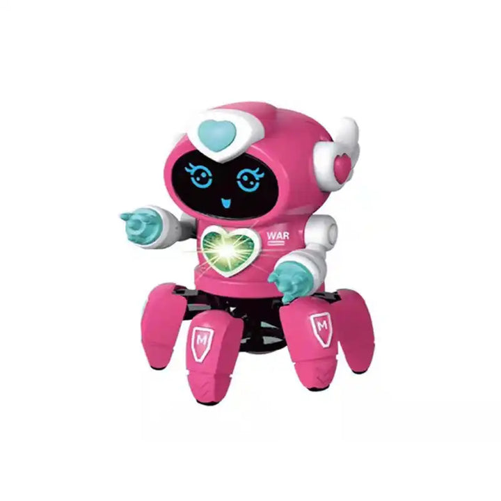 Kids Dance Robots Music Toys LED 6 Claws Robot Birthday Gift Toys For Children Early Education Baby Toy Boys Girls - MEACAOFG