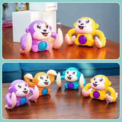 Baby baby toys 0-1 years old infants 0 to 3 months 6 months 12 or more children head up practice tumbling monkey - MEACAOFG